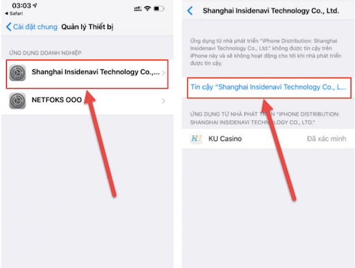 Hoàn tất tải app ku casino trên điện thoại