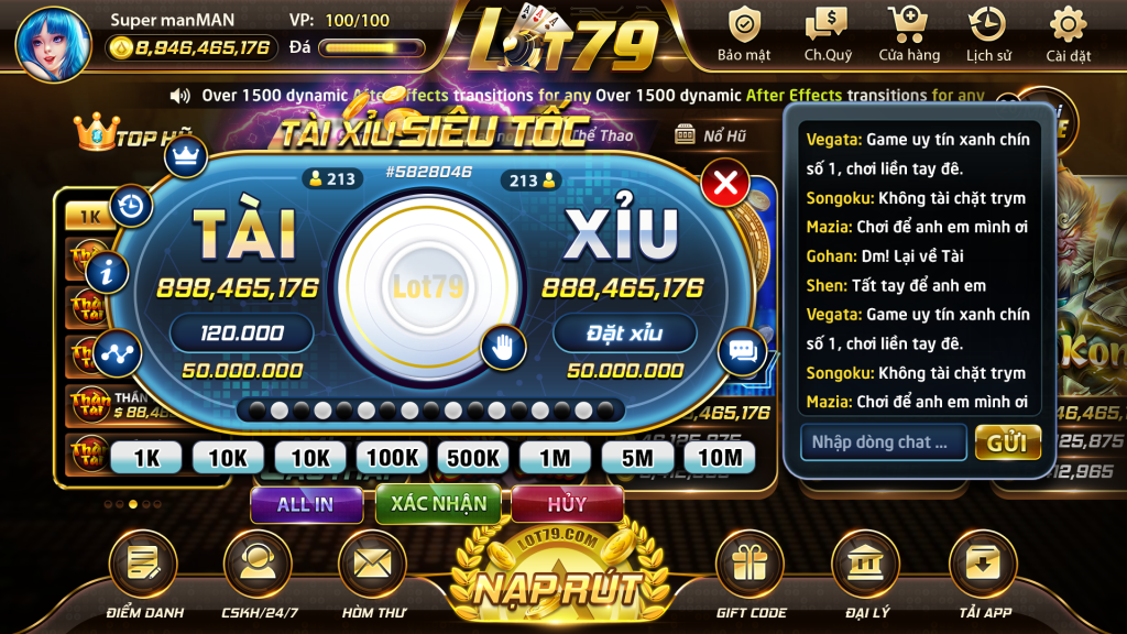 Các bước bắt đầu chơi game Tài Xỉu Chichlive