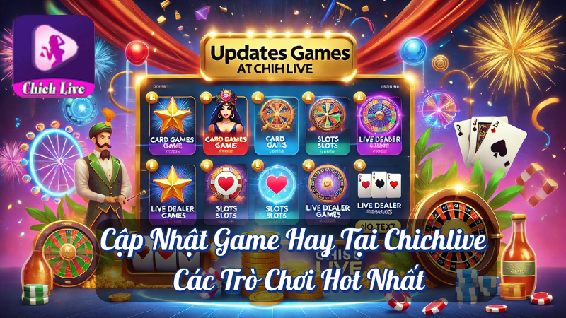 Cập Nhật Game Hay Tại Chichlive - Các Trò Chơi Hot Nhất